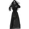 Image de BigBuy Carnival S1125818 Décoration Pendentif Halloween Mariée Cadavre Noir 140 x 16 x 160 cm