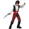 Image de ATOSA déguisement pirate pantalon rayé noir et rouge enfant garçon 7 a 9 años