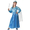Image de ATOSA déguisement princesse bleu enfant fille magique 5 a 6 años