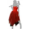Image de Atosa Déguisement Femme Arlequin Fou Rouge