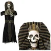 Image de BigBuy Home Décoration Halloween Pharaon Squelette 130 x 100 cm
