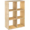 Image de Astigarraga Étagère rangement 6 casiers, 105 x 70.8 x 33 cm