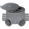 Image de Pot Siphon PVC T 85 Ba 110 50-40 Hauteur 75 mm. Avec couvercle d'aération.