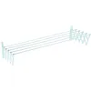Image de Sauvic 89813 Séchoir à Linge Extensible Métal Plastifié Blanc 170 x 13,5 x 26,5 cm