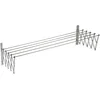 Image de Sauvic 90815 Séchoir à Linge Extensible Inoxydable 180 x 13,5 x 26,5 cm