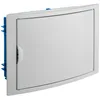 Image de Pladur tableau électrique encastrable 14 éléments scellables cadre et porte BLANCO SOLERA 5012HGW