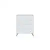 Image de Commode 4 tiroirs SLOVANA coloris blanc