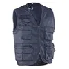 Image de Juba Gilet Multipoches 80% Polyester, 20% Coton, Doublure 100% Polyester, Bleu Marine - Taille M