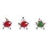 Image de Décoration de Noël DKD Home Decor Métal Renne 19 x 14 x 13 cm (3 pièces)