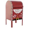 Image de DKD Home Decor Décoration de Noël Jaune Blanc Noir Rouge Boîte aux Lettres 28,5 x 26,5 x 52 cm