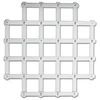 Image de Boj Olaneta Chrome plaqué Extensible de Table, Argent, 270 x 260 mm