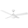 Image de Ventilateur kuken de plafond LED blanc 4 pales Ecoiluminaled