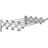 Image de Duett Portant Mural Extensible en Aluminium Gris 86 cm
