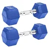 Image de KRF Unisexe - Coupe : Home, PESA HEXAG. CUB. CAUCHO Azul - 4 KG 2 Uds - Taille unique