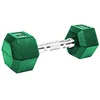Image de KRF Unisexe - Coupe : Home, PESA HEXAG. CUB. CAUCHO Verde 6 KG 2 Uds, Taille Unique