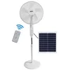 Image de EDM Ventilateur sur pied 33523 blanc 25 W solaire