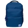 Image de Oxford B-Ready, Sac à dos scolaire unisexe, 18 L, 42 m, poche rembourrée pour ordinateur portable, polyester recyclé RPET, bleu marine, 42x30x15cm