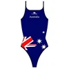 Image de Turbo Australia Band - Maillot de Bain T. Fino Bleu - M