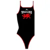 Image de Turbo Wales Dragon - Maillot de Bain Noir/Rouge - 2XL