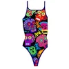 Image de Turbo Halloween Skulls Swimsuit XXXXL