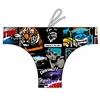Image de TURBO Black Comic Swimming Brief L