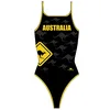 Image de Turbo Australia Kangaroo Signal - Maillot de Bain Noir - L