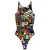 Image de Turbo Yeah Comic - Maillot de Bain Multicolore - 4XL