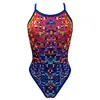Image de Turbo PIXELS REVOLUTION Maillot de bain double couche pour femme, multicolore, 5XL