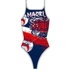 Image de Turbo Maori Flag - Maillot de Bain Rouge/Marin - XL