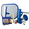Image de GRE - Kit de nettoyage piscine 7 pièces - trousse danalyse 1 brosse 1 épuisette 1 manche 1 thermomètre 1 doseur et 1 Jet Vac