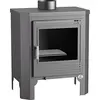 Image de FM Calefaccion - Poêle à bois frontal en acier avec double combustion - M-101