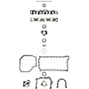 Image de AJUSA 51035800 Jeu complet de joints d'étanchéité, moteur