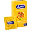 Image de Durex Préservatifs Saboreame avec saveurs fruités - Fraise, banane, orange et pomme - 12 préservatifs