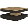 Image de Table basse pivotante TURNY coloris chene/gris