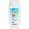 Image de Sensilis - Fluid 100 Solar Allergy SPF50+, Écran Solaire Facial UVB et UVA Ultra-Fluide, avec Acide Hyaluronique et Vitamine E, Anti-Âge et Hydratant, pour Peaux Aensibles, Ocean Respect   40 ml