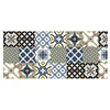 Image de Tapis Vinyle matelassé chromé hydraulique 50 x 110 cm
