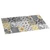 Image de STOR PLANET Tapis vinylique matelassé chromé Patch Gris en Couleur Gris et Ambre 50 x 110 cm