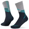 Image de Buff, Chaussettes LW Merino Wool Crew Léger, randonnée, force naturelle, confort, amorti, XL, Bleu