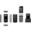 Image de Sunstech CELT23 Téléphone portable pour personnes âgées, facile à utiliser avec couvercle, grandes touches, bouton SOS, écran de 2,4 pouces, appel rapide, son fort, radio FM, batterie 1100 mAh, facile