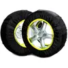 Image de SNOVIT FIX&GO TEX PLUS Lot de 2 chaînes à neige en textile Taille L pour tourisme, SUV, 4x4 et camionnette, certification ZT EN-16662-1.