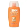 Image de ISDIN Fusion Water MAGIC GLOW SPF 30 (50 ml) | Crème Solaire Visage Effet Illuminateur GLOW | Peau Plus Lumineuse et Visiblement Plus Ferme