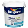 Image de Bruguer PEINTURE PLASTIQUE BLANCA MATE MISTRAL 0,75L LITROS 5586676
