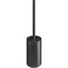 Image de COSMIC Architect SP Brosse de Toilette de Design Circulaire et Élégant Fabriquée en Métal. Porte-Brosse de Sol pour WC en Couleur Noire