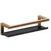 Image de COSMIC Architect SP Jabonera de Douche Type Étagère de Design Minimaliste. Étagère Murale avec Visserie pour Salle de Bain en Acier Inoxydable. Organisateur Rectangulaire en Couleur Cuivre Brossé