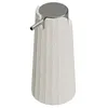Image de Cosmic Avenir Distributeur de Savon pour Salle de Bain au Design Moderne et Polygonal. Distributeur de Comptoir en Plastique Recyclé. Accessoire Rechargeable de 200 ML en Couleur Blanc Naturel