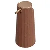 Image de Cosmic Avenir Distributeur de Savon pour Salle de Bain au Design Moderne et Polygonal. Distributeur de Comptoir en Plastique Recyclé. Accessoire Rechargeable de 200 ML en Couleur Terracotta