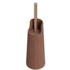 Image de COSMIC Avenir Brosse de Toilette au Design Contemporain et Polygonal Fabriquée en Plastique Recyclé. Porte-Brosse de Sol pour WC en Couleur Terracotta