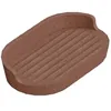 Image de Cosmic Avenir Porte-Savon pour Salle de Bain ou Cuisine de Design Contemporain et Rectangulaire Fabriqué en Plastique Recyclé. Support pour Savons. Accessoire pour Lavabo de Couleur Terre Cuite
