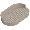 Image de COSMIC Avenir Porte-savon pour Salle de Bain ou Cuisine de Design Contemporain et Rectangulaire Fabriqué en Plastique Recyclé. Support pour Savonnettes. Accessoire pour Lavabo de Couleur Sable Naturel
