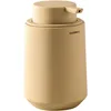 Image de COSMIC SAONA Distributeur de Savon pour Salle de Bain Fabriqué en Résine. Distributeur de Comptoir pour Salle de Bain et Cuisine au Toucher Doux. Accessoire Rechargeable de 350 ML en Couleur Sable